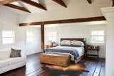 Brown with Red Cowhide Rug #B3127