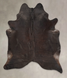 Dark Brindle Cowhide Rug #B3129