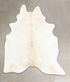 Ivory with Beige Cowhide Rug #B3131