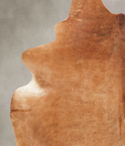 Solid Brown Cowhide Rug #B3138