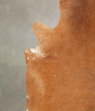 Solid Brown Cowhide Rug #B3148
