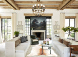 Salt and Pepper Brown Cowhide Rug #B3180
