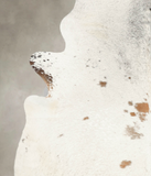 Salt and Pepper Brown Cowhide Rug #B3182