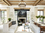 Salt and Pepper Brown Cowhide Rug #B3182
