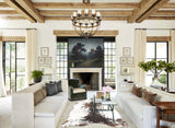 Salt and Pepper Brown Cowhide Rug #B3190