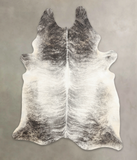 Grey Brindle Cowhide Rug #B3202