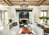 Chocolate and White Cowhide Rug #B3226