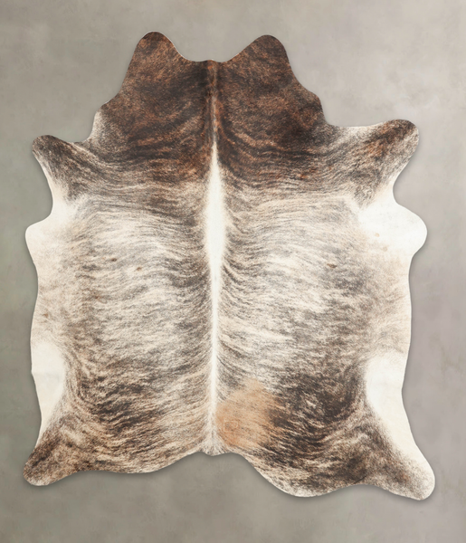 Grey Brindle Cowhide Rug #B3274