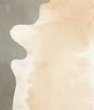 Beige and White Cowhide Rug #B3283