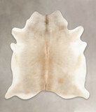Grey with Beige Cowhide Rug #B3310
