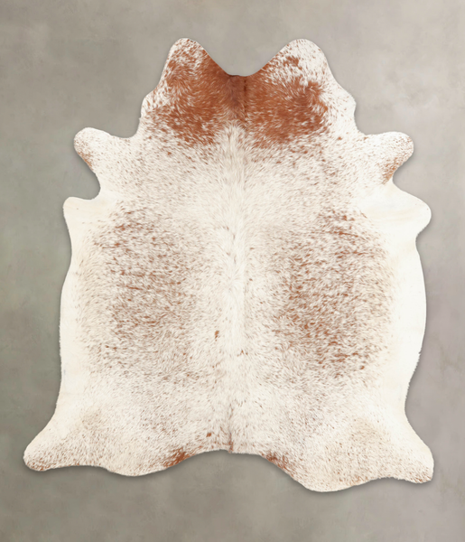 Salt and Pepper Brown Cowhide Rug #B3325