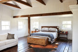 Brown with Red Cowhide Rug #B3333