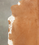 Brown and White Regular Cowhide Rug #B3342