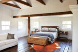 Solid Brown Cowhide Rug #B3343