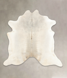 Grey with Beige Cowhide Rug #B3345