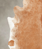Solid Brown Cowhide Rug #B3350