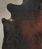 Brown with Red Cowhide Rug #B3368
