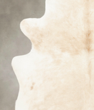 Ivory with Beige Cowhide Rug #B3377