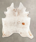 Salt and Pepper Brown Cowhide Rug #B3383