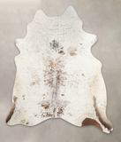 Salt and Pepper Brown Cowhide Rug #B3405