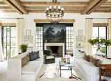 Salt and Pepper Brown Cowhide Rug #B3405