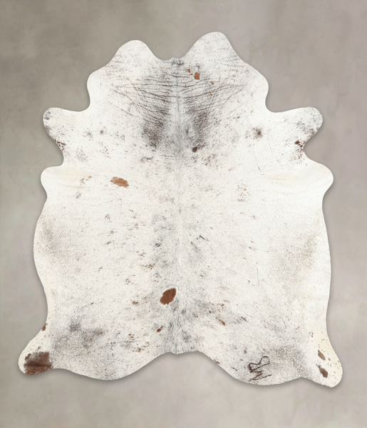 Salt and Pepper Black Cowhide Rug #B3408