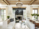 Salt and Pepper Black Cowhide Rug #B3408