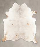 Salt and Pepper Brown Cowhide Rug #B3421