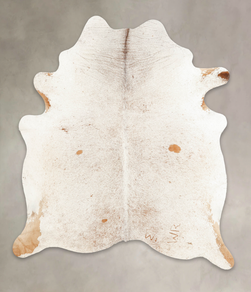 Salt and Pepper Brown Cowhide Rug #B3421