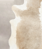 Grey With White Cowhide Rug #B3458