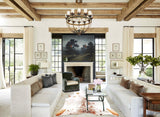 Salt and Pepper Brown Cowhide Rug #B3501
