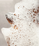 Salt and Pepper Brown Cowhide Rug #B3503