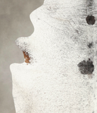 Salt and Pepper Brown Cowhide Rug #B3508
