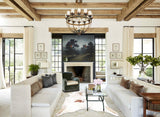Salt and Pepper Brown Cowhide Rug #B3509