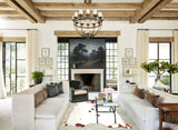 Brown and White Regular Cowhide Rug #B3545