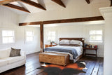 Brown with Red Cowhide Rug #B3558