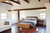 Brown and White Regular Cowhide Rug #B3569