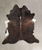 Dark Brindle Cowhide Rug #B3570