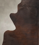 Dark Brindle Cowhide Rug #B3574