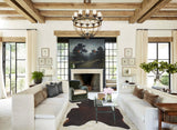 Dark Brindle Cowhide Rug #B3574