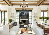 Chocolate and White Cowhide Rug #B3581