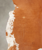 Brown and White Regular Cowhide Rug #B3582