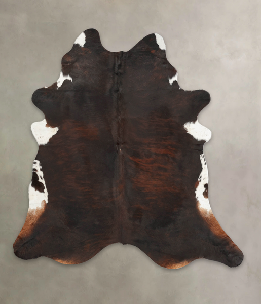 Dark Brindle Cowhide Rug #B3596