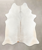 Grey with Beige Cowhide Rug #B3601