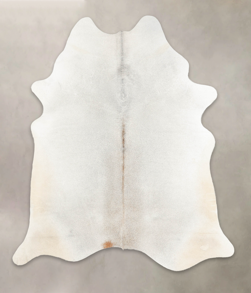 Grey with Beige Cowhide Rug #B3601
