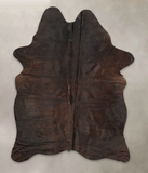 Dark Brindle Cowhide Rug #B3607