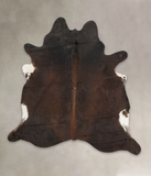 Chocolate Cowhide Rug #B3611
