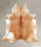 Brown with Red Cowhide Rug #B3624