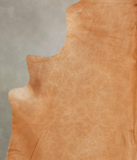 Solid Brown Cowhide Rug #B3658