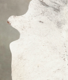 Salt and Pepper Brown Cowhide Rug #B3675